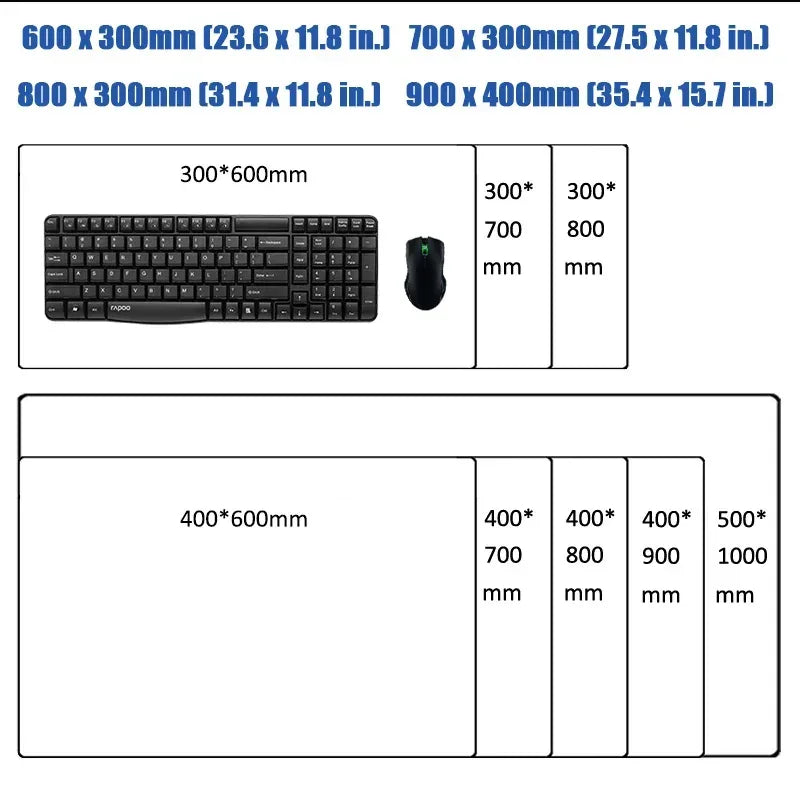 Mouse Pad Laptop Gaming Accessories Extended Desk Mouse Mat S-star HD Print W-wars Anime Mousepad Office PC Gamer Keyboard Pad
