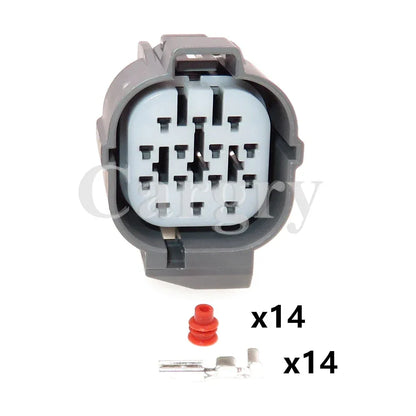 1 Set 14P 6181-0077 6189-0136 6918-0337 AC Assembly Automotive Electric Wire Connector Car Waterproof Socket