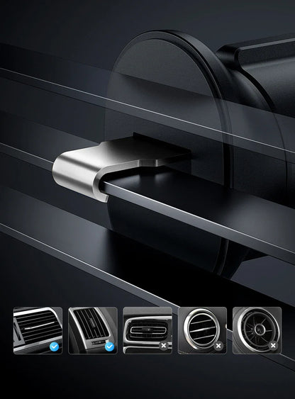 Baseus Car Phone Holder for Car Air Vent Mount Phone Holder Stand for iPhone Samsung Gravity Mobile Phone Holder Gps Flexible