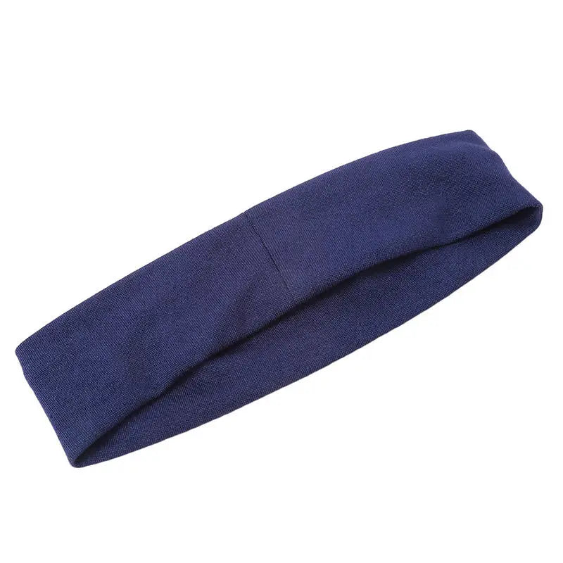 7Pcs Solid Color High Elasticity Headbands Yoga Exercise Headband Hair Accessories Sweat Absorbing Wide Edge Headband