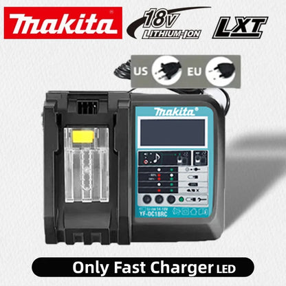 Genuine Makita 6.0Ah for Makita 18V Battery BL1830B BL1850B BL1850 BL1840 B0L1815 Replacement Lithium Battery DC18RC Chargers