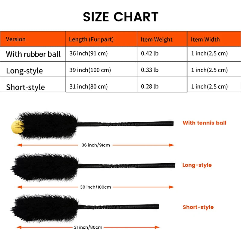 Dog Rope Toy Interactive Dog Bungee Chaser Toy with Rubber Ball Pet Tug Toy Sheepskin for Medium Large Dogs Exercise Outdoor