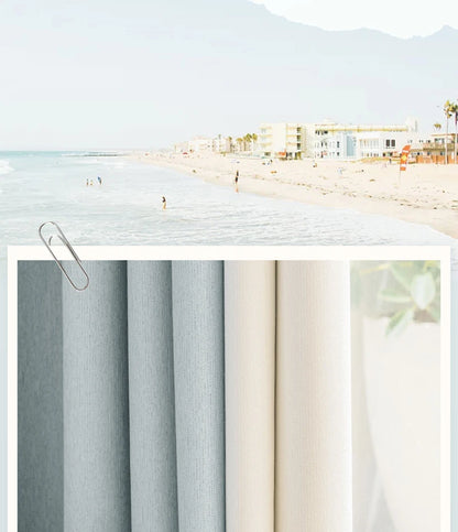 Minimalist Children's Room Drapes Large Area Bedroom Blackout Curtain Home Balcony Bay Window Curtains Modern Living Room Drape