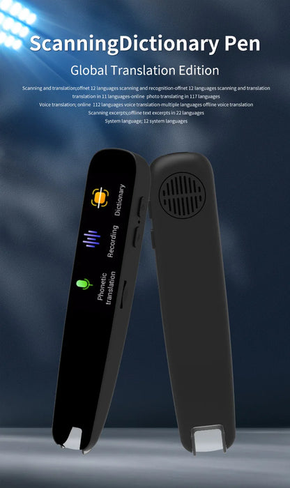 Translation Pen For Teacher Student Smart Voice Scan Translator Pen Multifunction Dictionary Translation Business Travel Abroad