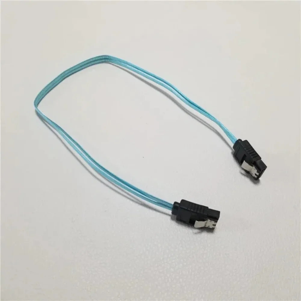 Ultra Short 20cm 7pin SATA 3.0 Female to  F/F HDD Hard Drive Data Cable Dual Channel Shielding Blue 6Gbps