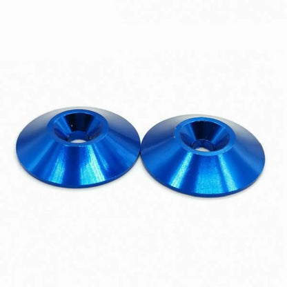 New Aluminum Tail Wing Gasket M3 Countersunk Screws Washers for 1/8 1/10 Scale Off Road Buggy Monster Truck Crawler RC Dift Cars