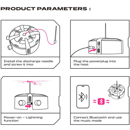New Tesla Coil Music Touchable Spark Musical Tesla Coil Lighting Student Science Experiment Tools Wireless Bluetooth Speaker