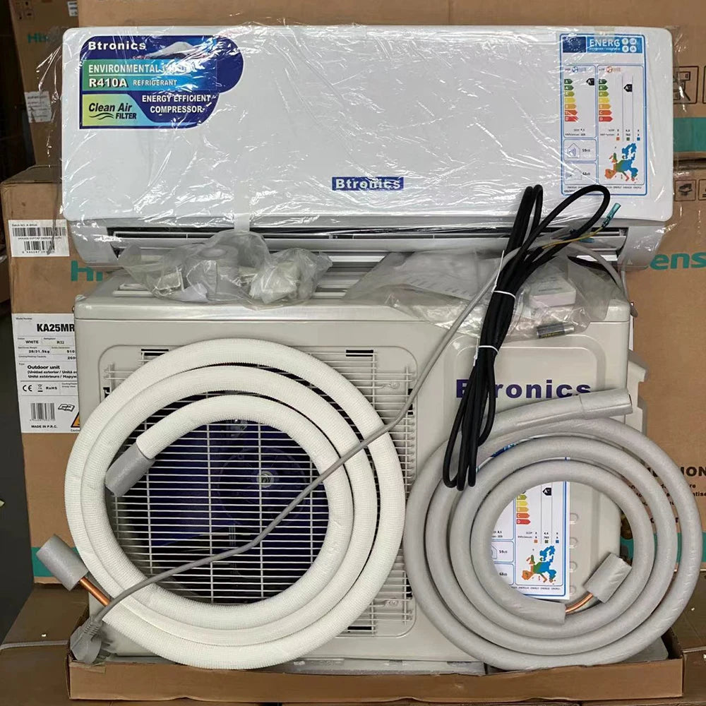 Btronics 220V 9000btu 12000btu 18000btu 24000btu Cooling and Heating Super Save Energy Wall Mounted Wifi Air Conditioner OEM