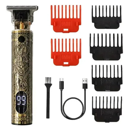 Electric Hair Clipper Vintage T9 For Mens Rechargeable Man Shaver Trimmer Machine For Men's Barber Professional Boyfriend Gift