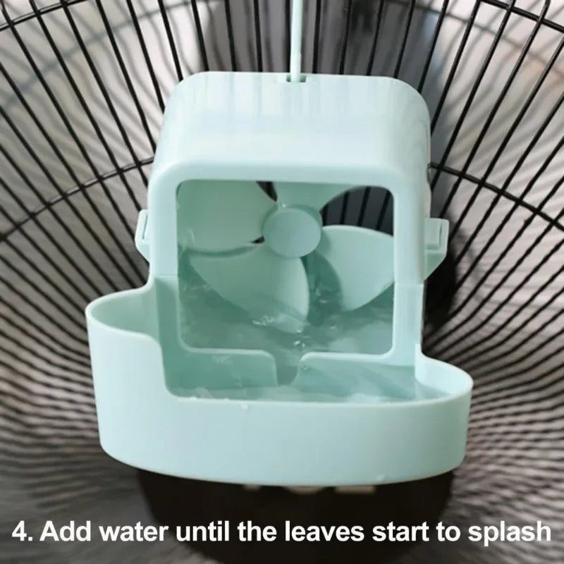 Ventilateur Hanging Add Ice Cup Summer Plastic Mini Fan Portable Fan Cooling Tool DIY Water Tower Cooling Product Home Accessory