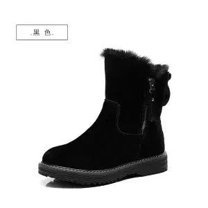 new women's shoes winter tide brand snow boots women  velvet thick warm short boots waterproof non-slip big cotton shoes