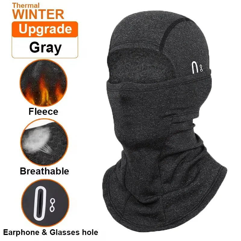 Thermal Winter Balaclava Cycling Full Face Mask Warm Outdoor Sports Motorcycle Ski Fishing Hunting Mask Fleece Scarf Cap Bandana