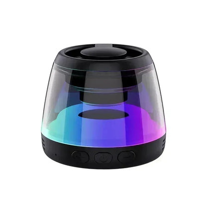 Mini Portable Speaker Magnetic Bluetooth Speaker RGB Magnetic Phone Holder Ring Wireless Sound Box Bluetooth Speaker Tower