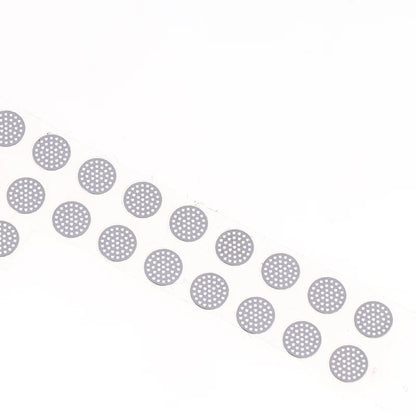 20PCS 4.0-5.0mm In-EarSpeaker Dust Filter Mesh–Replacement Steel Mesh with Glue for Earbud Driver Protection,OEM-Grade RepairKit