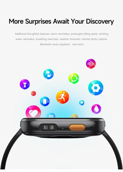 2026 2.04-inch Ultra Smart Watch 1000mAh High Capacity Battery Outdoor Sports Fitness Health Monitoring Smartwatch For Men Women