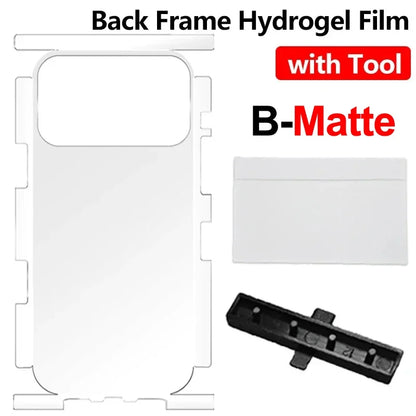For Apple iPhone 17 16 Pro Max 17 Air 17Pro Wrap Side Edge Back Protector Scratch Autorepair Matte/HD Soft TPU Hydrogel Film
