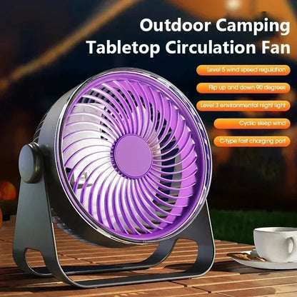 5-Speed Adjustable Multifunctional Electric Fan Circulator Portable Quiet Home Ventilator Desktop Wall Ceiling Fan Air Cooler
