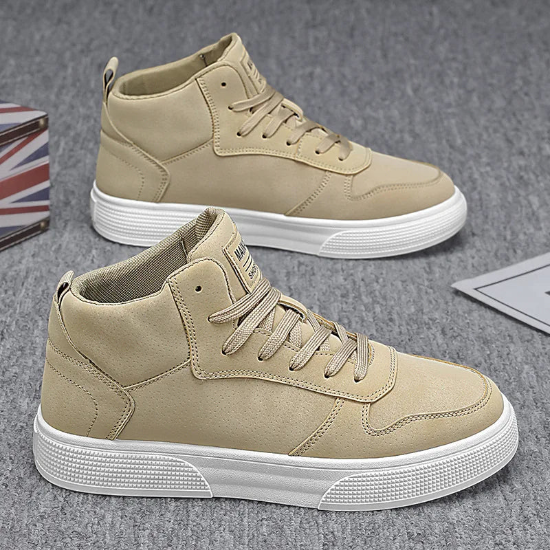 Brand Men's Vulcanzed Shoes Platform High Top Man Sneakers Lightweight Male Running Shoes Breathable Comfort Casual Sport Shoes