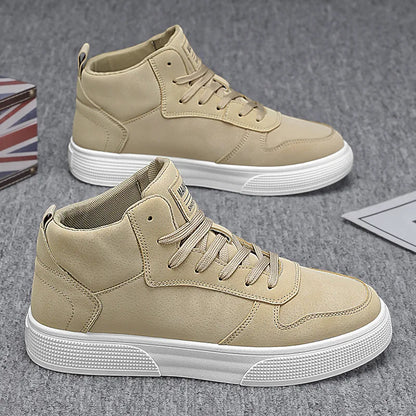 Brand Men's Vulcanzed Shoes Platform High Top Man Sneakers Lightweight Male Running Shoes Breathable Comfort Casual Sport Shoes