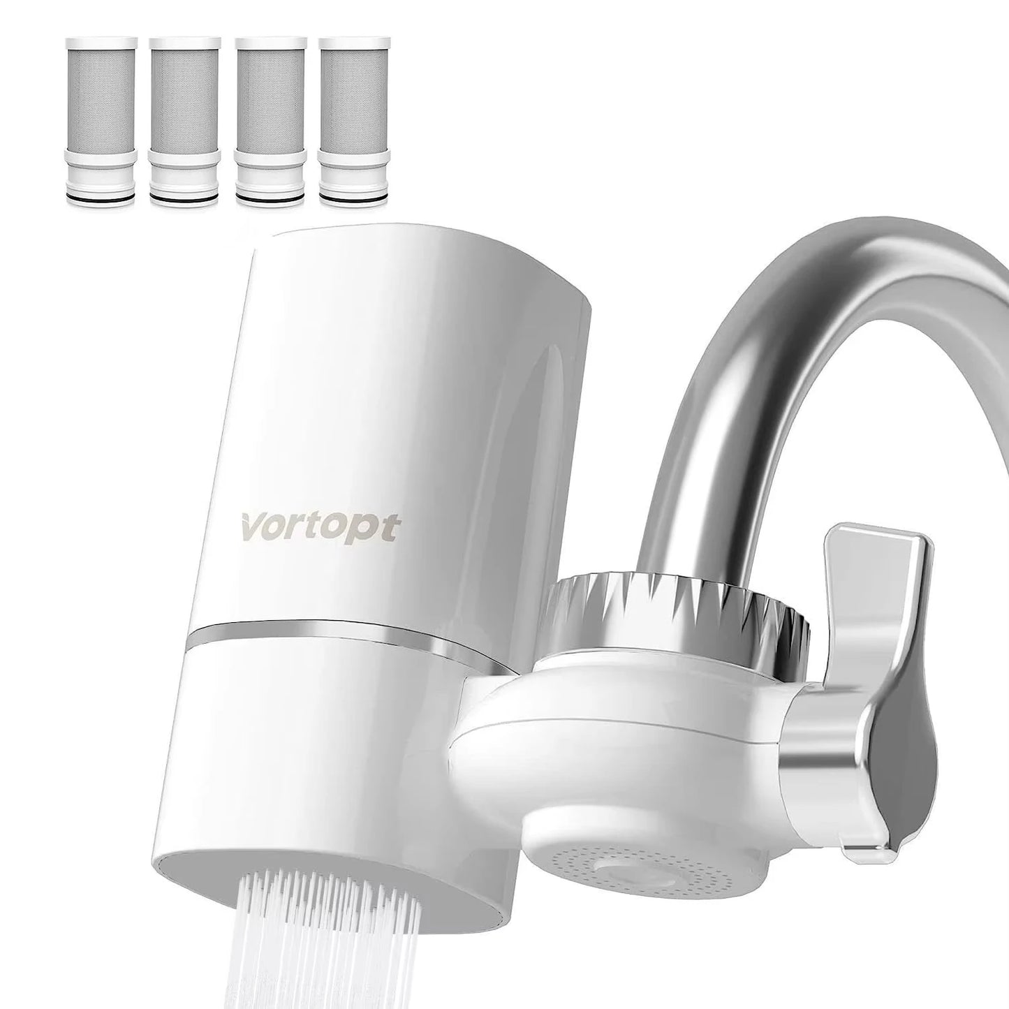 Faucet Tap Water Filter Purifier System, Reduces Lead, Chlorine & Bad Taste NSF Certified 320-Gallon Kitchen