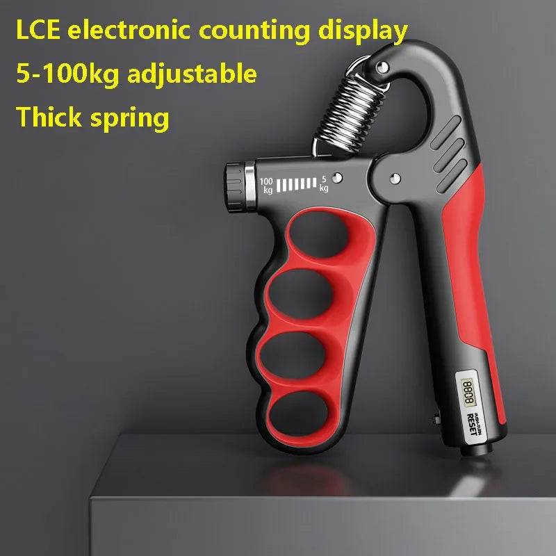 Grip dynamometer male arm strength training electronic counting five-finger exerciser 100kg fitness mechanical record