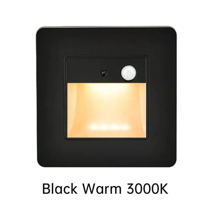 PIR Motion Detector Sensor Led Stair Light Infrared Human Body Induction Lamp Recessed Steps Ladder Staircase Bedroom Decoration