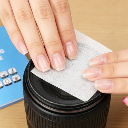 100-500pcs Universal Lens Cleaning Tissue Soft Wipes Booklet For Phones Tablet Laptop Screen Camera Lens Cleaning Paper