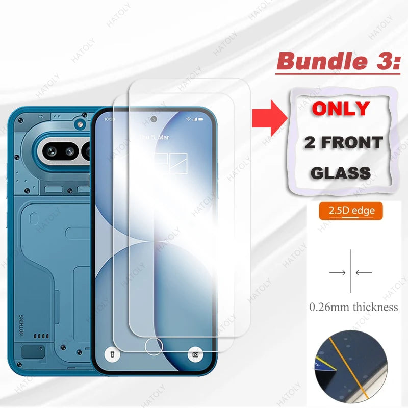 For Nothing Phone 4a Pro Glass Clear HD Protective Film For Nothing Phone 4a Temperd Film Screen Protector Camera Lens Protector by PDG ibma