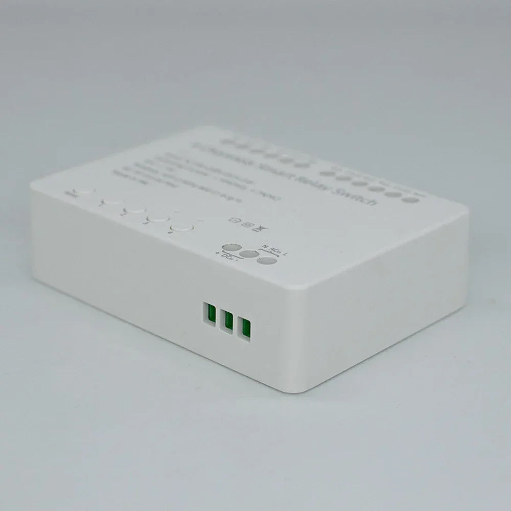 【4 Channel Smart Relay】Tuya WiFi+RF433 DIY Module AC 100-240V/DC 5-24V Alexa Remote Timer Switch for LED Light Home Automation