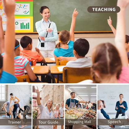 Bluetooth Voice Amplifier SAINTLARK S22 Portable For Teaching Lecture Tour Guide Promotion U-Disk Megaphone Microphone Speaker