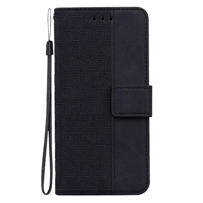 For Xiaomi Redmi 13 Case Solid Color Leather Flip Phone Case for Xaomi Redmi 13 Cover Redmi13 13C 5G Wallet Card Slots Etui