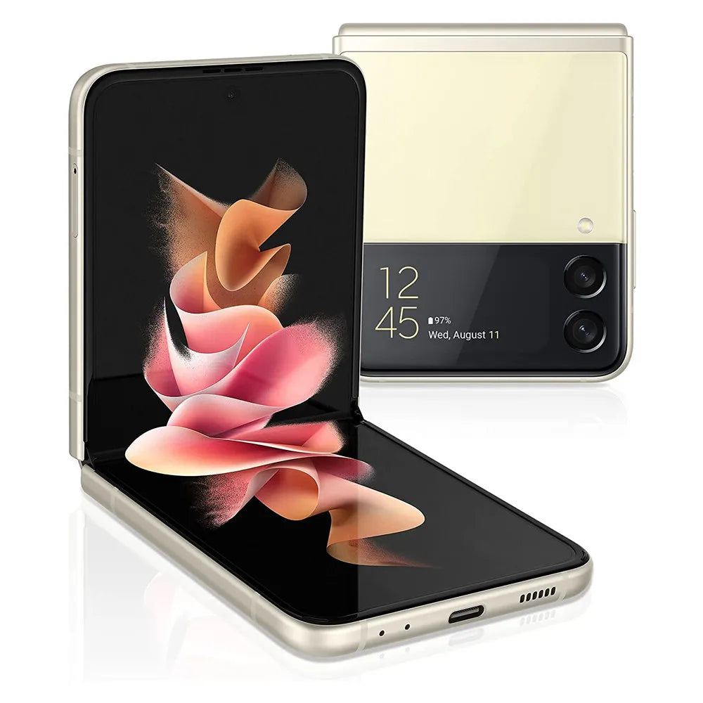 Samsung Galaxy Z Flip3 Flip 3 5G F711U1 F711N F711B 6.7" 8GB 128/256GB NFC Snapdragon Chipset Unlocked Foldable Smart Phone