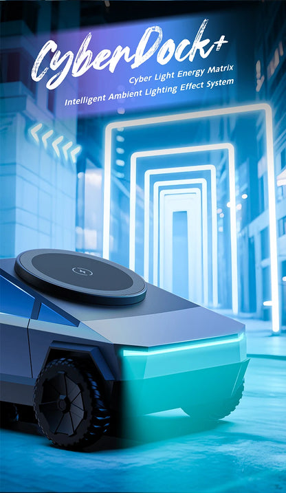 New Cybertruck Multifunctional 3-in-1 Wireless Charger Desktop Qi2 Charger for IPhone (15W),Iwatch (5W), Airpods (2.5W) Charging