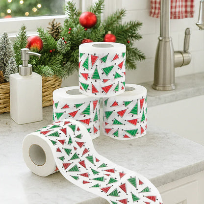 Merry Christmas Toilet Roll Paper Home Santa Claus Bath Toilet Roll Paper Christmas Supplies Xmas Tissue Roll Home New Year