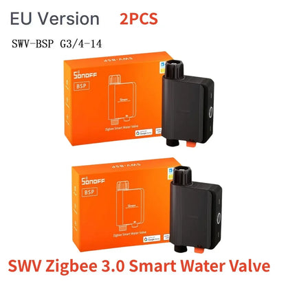 SONOFF SWV SONOFF Water Valve SWV-BSP Faucet Smart Irrigation Controller Systerm Timer App Voice Control Via Alexa Google