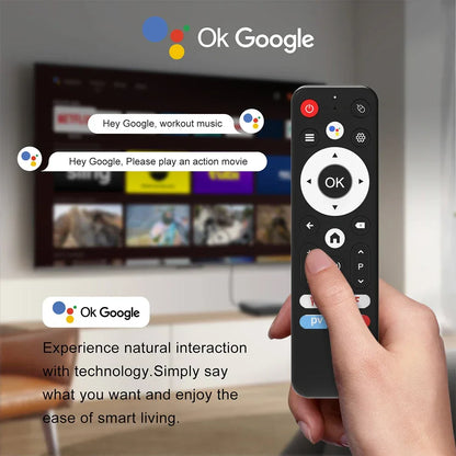 Android TV Stick S905L3 H96 MAX Android 14.0 4K Quad Core 2.4G 5G Wifi BT Home Media Player Voice Assistant Smart TV Stick