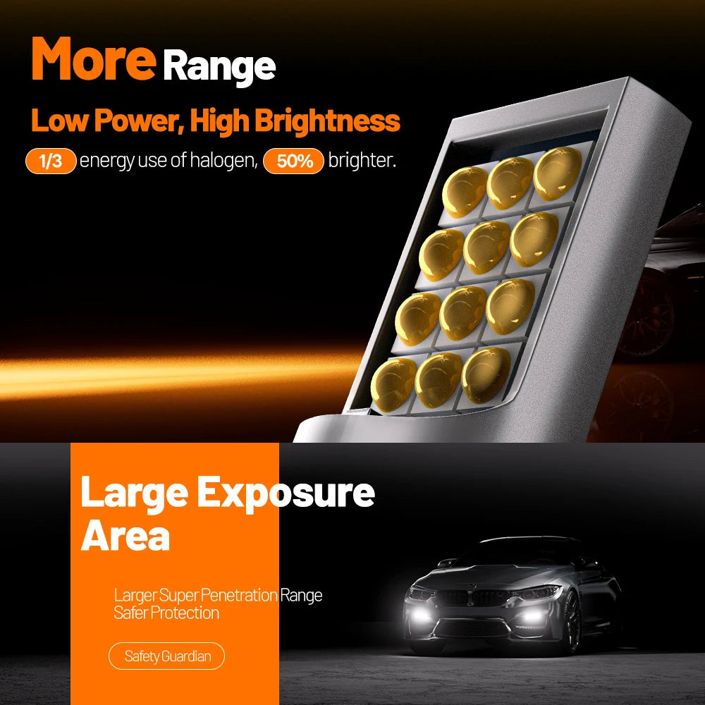 2pcs PSX24W 2504 For Subaru XV 2012 2013 2014 LED Fog Light Canbus Accessories