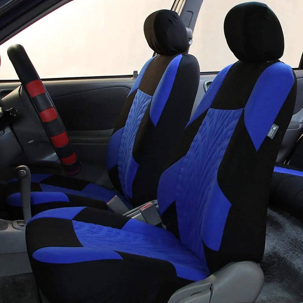 Customized Four Seasons Universal Polyester Full Set Car Seat Covers by PDG ibma