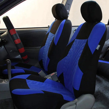 Customized Four Seasons Universal Polyester Full Set Car Seat Covers by PDG ibma