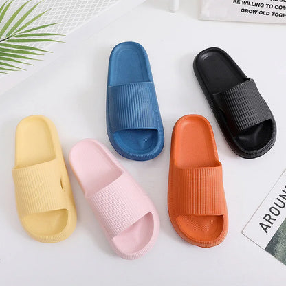 Kidmi Summer Thick Sole Slippers Men Sandals Home Softsole Slippers Outdoor Breathable Sandals for Home Flat Sandals Men's Shoes