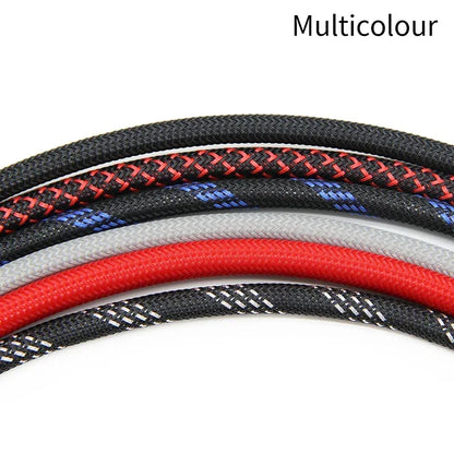 1~50M PET Braid Sleeve High Density 8mm Insulated Expandable Braided Wires Organizer Cable Wrapping Sheath Protector