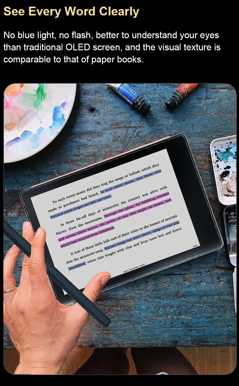 Meebook M8C 7.8" color ink  Android 14 Ebook reader электронная книга  with google play store and fast refresh 4G RAM 64GB ROM