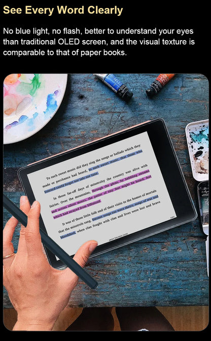 Meebook M8C 7.8" color ink  Android 14 Ebook reader электронная книга  with google play store and fast refresh 4G RAM 64GB ROM