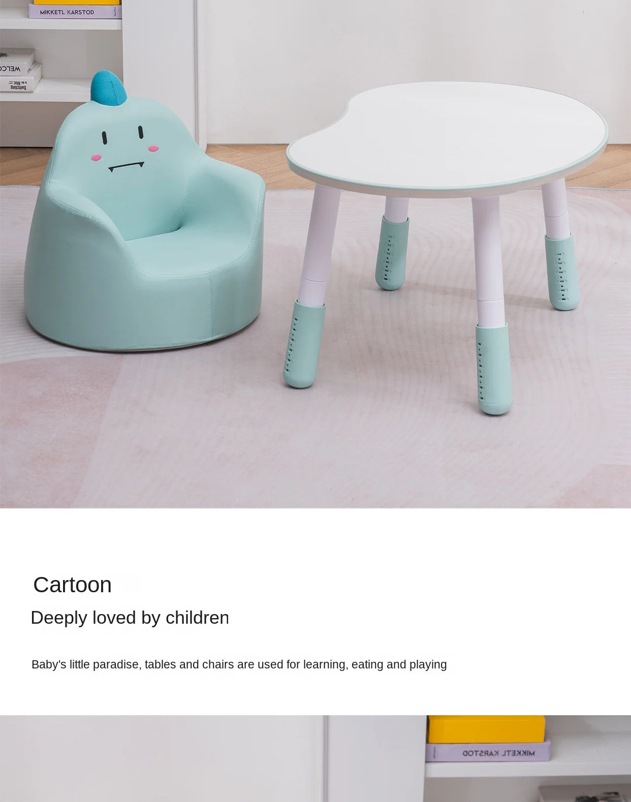 Plus Edition 1-10 Year Old Korean Children's Cute Cartoon Small Sofa For Boys And Girls Princess Baby Kindergarten Reading Seat