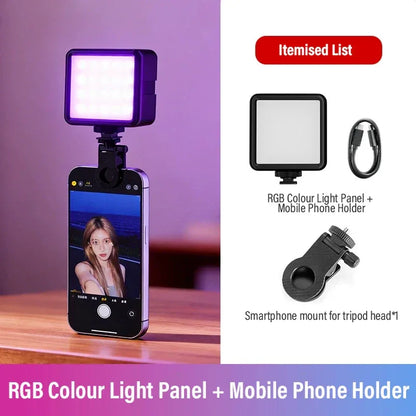 SOONPHO P5 LED RGB Video Light Professional Photographic Lighting 2500K-7000K Bi Color For Photo Studio Portable Lamp