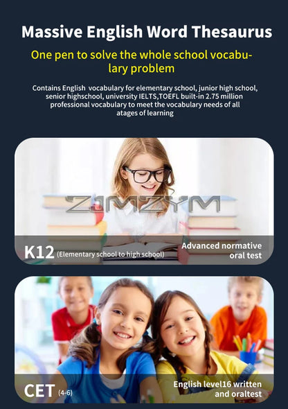 A26S Scan Translation Pen Exam Reader Voice Language Translator Device with Touchscreen WiFi/Offline Function번역펜