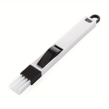 Portable Two-in-one Cleaning Brush Multifunctional Door and window Keyboard Groove Cleaner Dust Shovel Window Rail Cleaning Tool