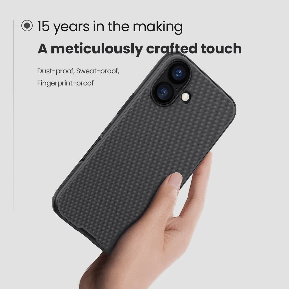 Nillkin For iPhone 17 Pro Max 17 Air iPhone 16 Pro Max 16 Plus Magnetic Shield Pro Phone Case Anti Fingerprint Back Cover