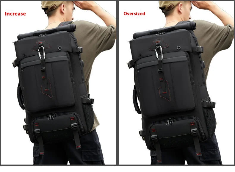 50L 70L Large Capacity Travel Backpack Luggage Sports Training Fitness Independent Shoes Storage Bag Laptop Bags