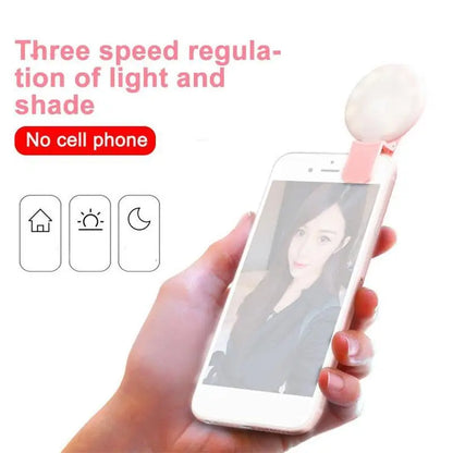 Portable LED Lamp Phone Live Video Beauty Light Universal Mobile Phone Selfie Fill Light USB Charge Photography Clip Fill Light